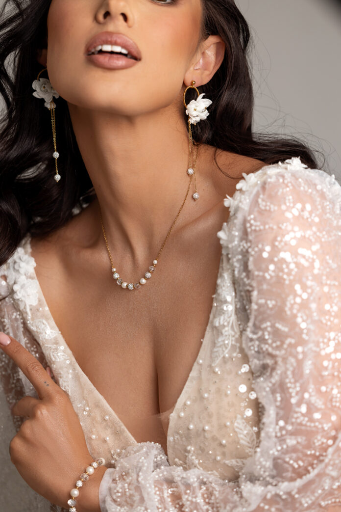 pozlacanykompletslubnyperly